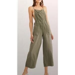 Nicole Miller Olive Green Jumpsuit